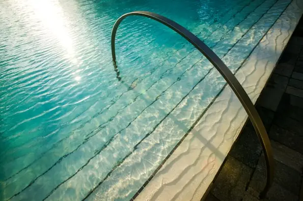 Swimming Pool with forest views